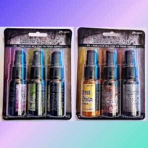 Ranger Ink - Tim Holtz - Distress Mica Stain Set - Halloween #3 and #4